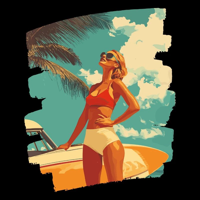 Sommer Sonne Retro