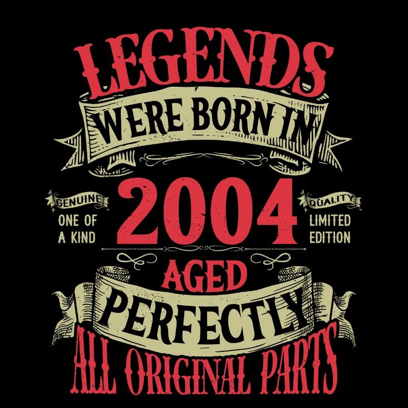 Né en 2004 Style Vintage Heritage Design