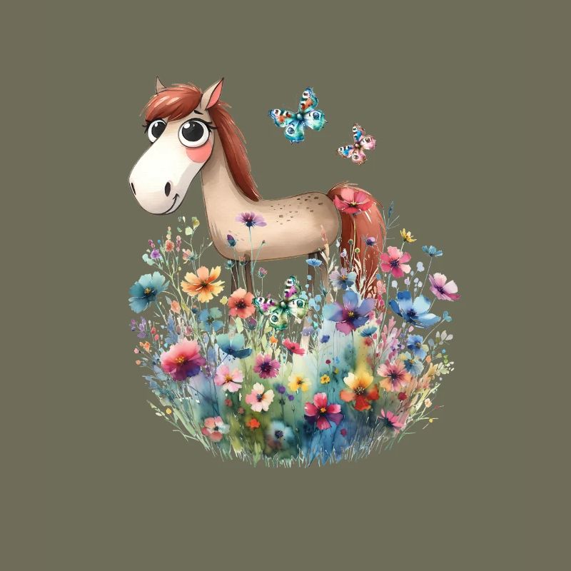 Kinder Kind Mädchen Pferd Pferde Kleinkinder Pony
