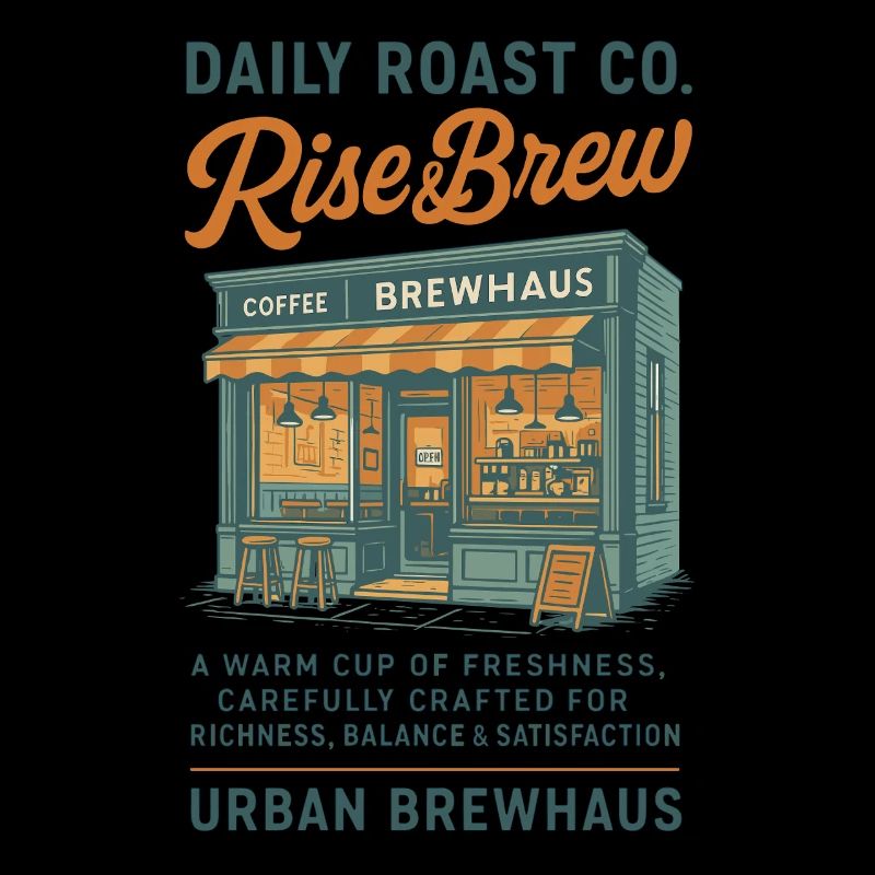 Rise & Brew Urbanes Kaffeehaus-Design