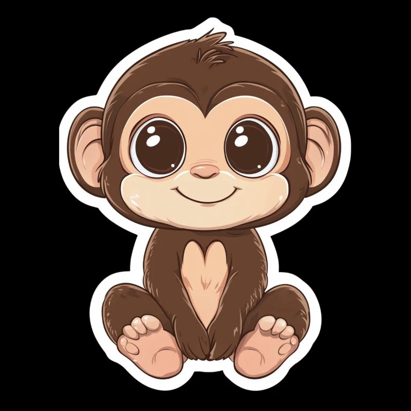 Singe Mignon Singe Cadeau pour les fans de Singe