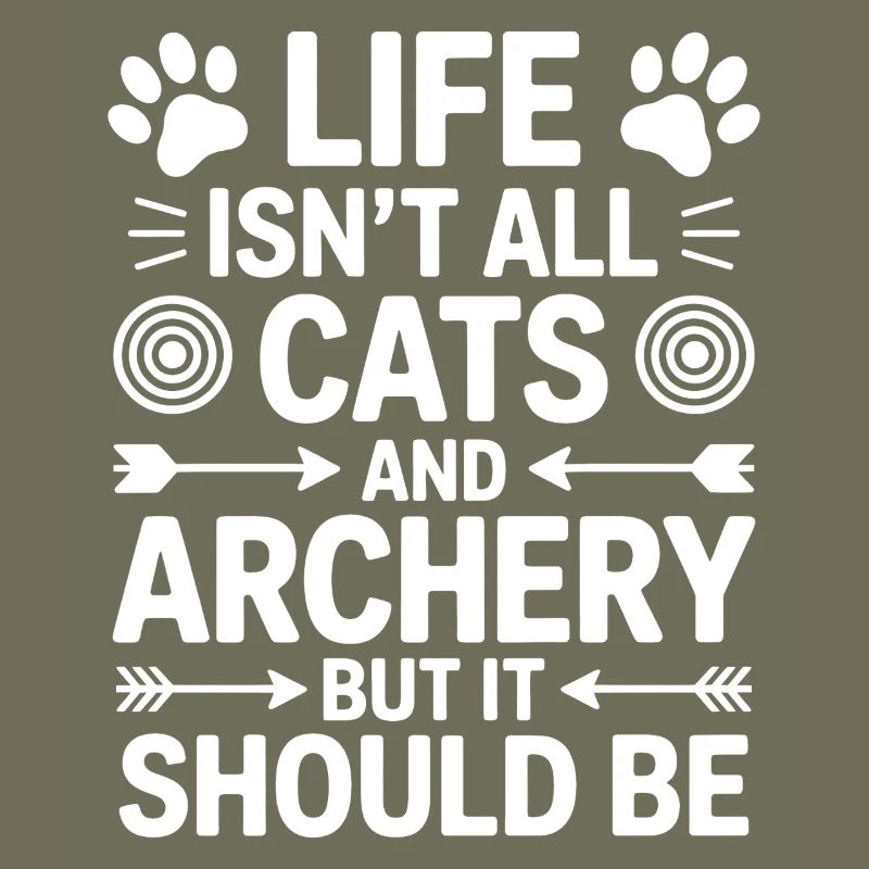 Bogenschießen Spruch Katzen Bogenschießen Geschenk