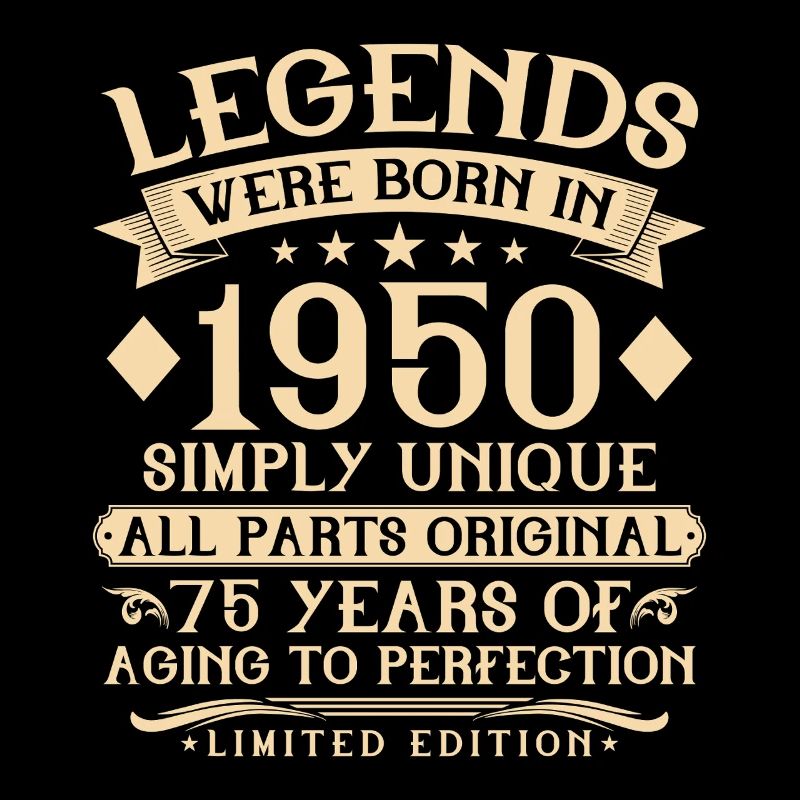 75e anniversaire né en 1950 - 75 ans