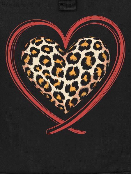 Leopardprint Herz Leopard