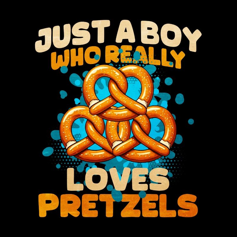 Bretzel Pretzel-Design mit Spruch