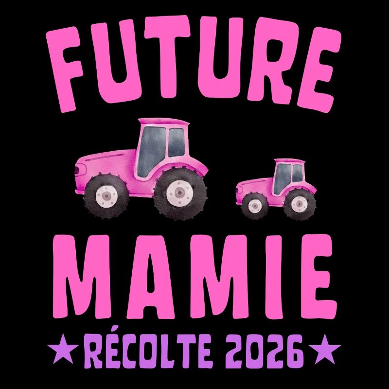 Future Grandma in 2026 Pink Tractor