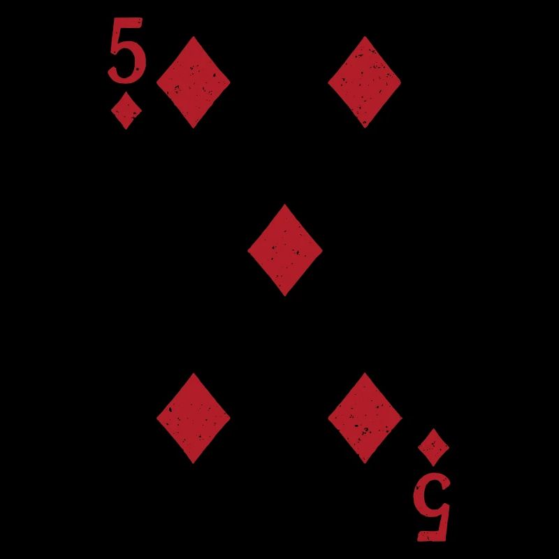 5 Diamonds Card