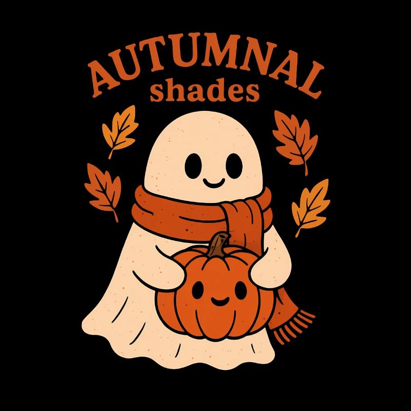 Autumnal pumpkin motif creation