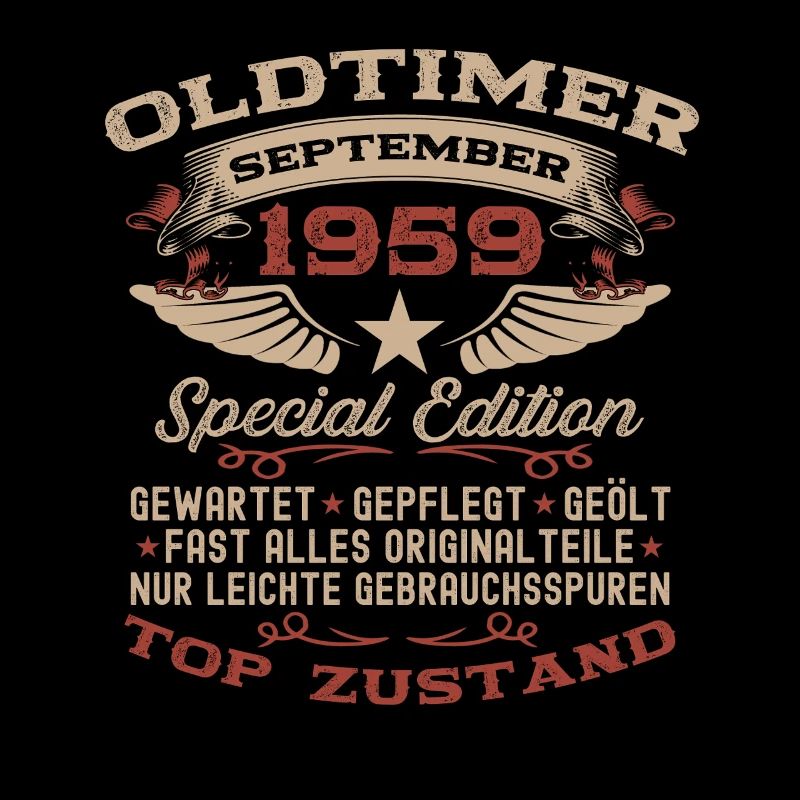 66. Geburtstag Geschenk Oldtimer September 1959