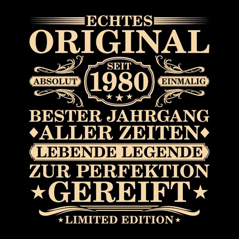 Original since 1980 - 45th birthday