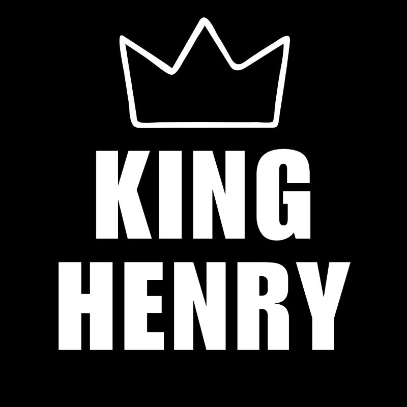 Henry Name mit Buchstabe H - Königskrone Shirt