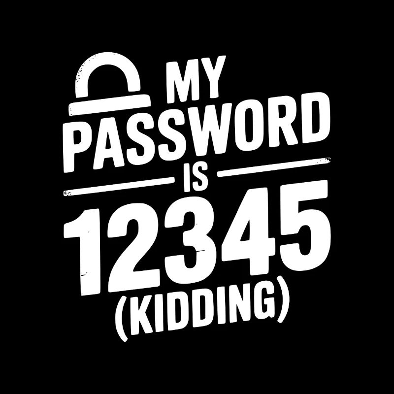 Mon mot de passe est 12345 (je plaisante)