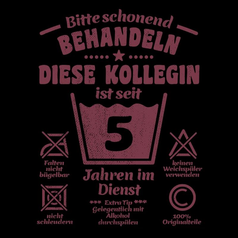 5 ans de service - Traiter avec douceur - Collègue