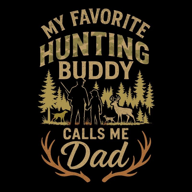 Mon compagnon de chasse préféré m’appelle papa