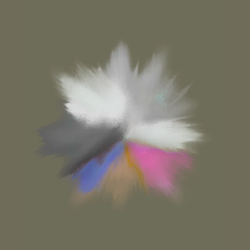 Farbexplosion Wasserfarben Design