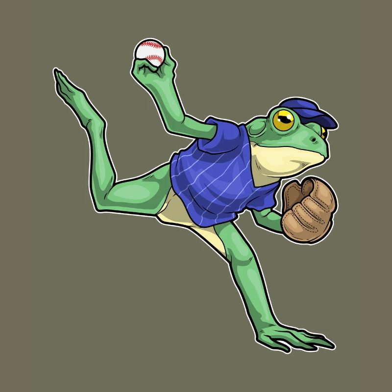 Frog Baseball Baseball Glove