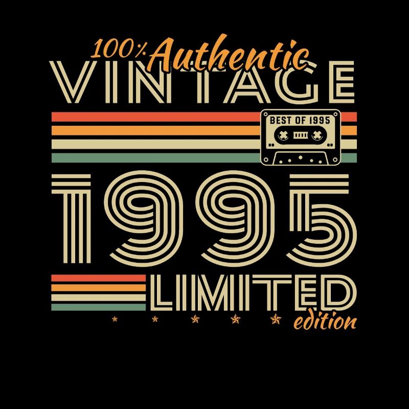 1995 Vintage Retro Geburtstagsgeschenk
