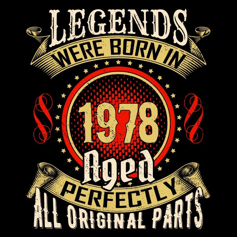 Legends Born in 1978 Vintage Badge