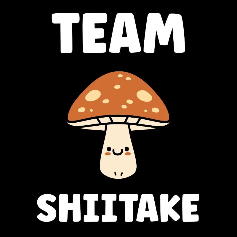 Equipe Shiitake: champignon kawaii