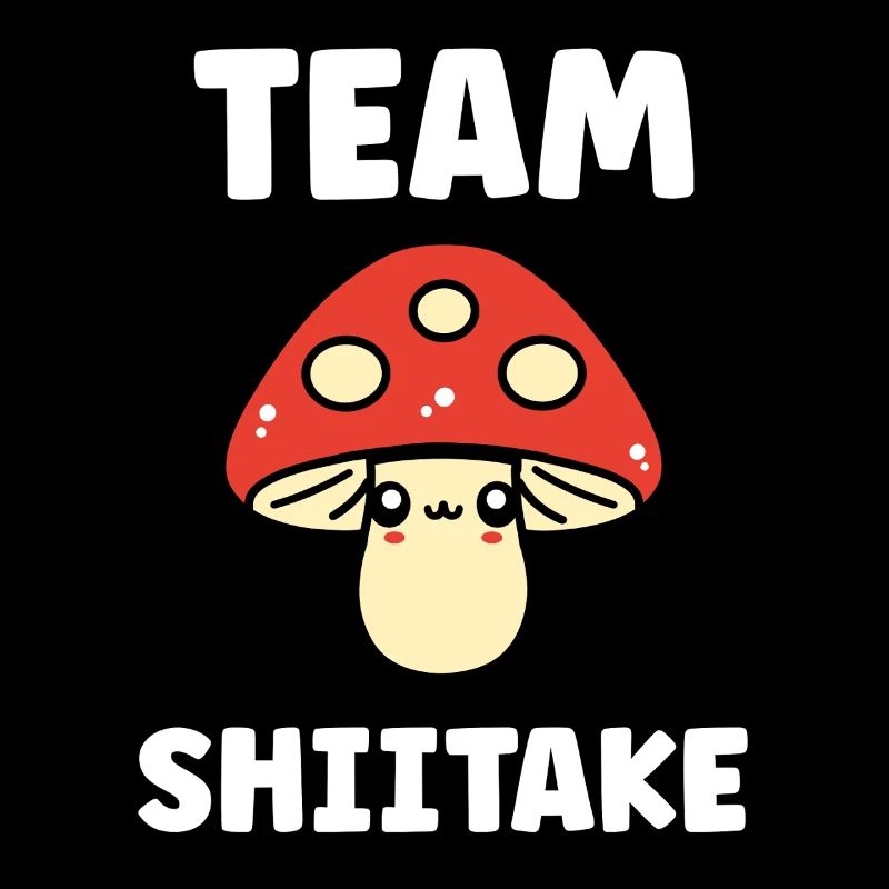 Team Shiitake Kawaii Mushroom