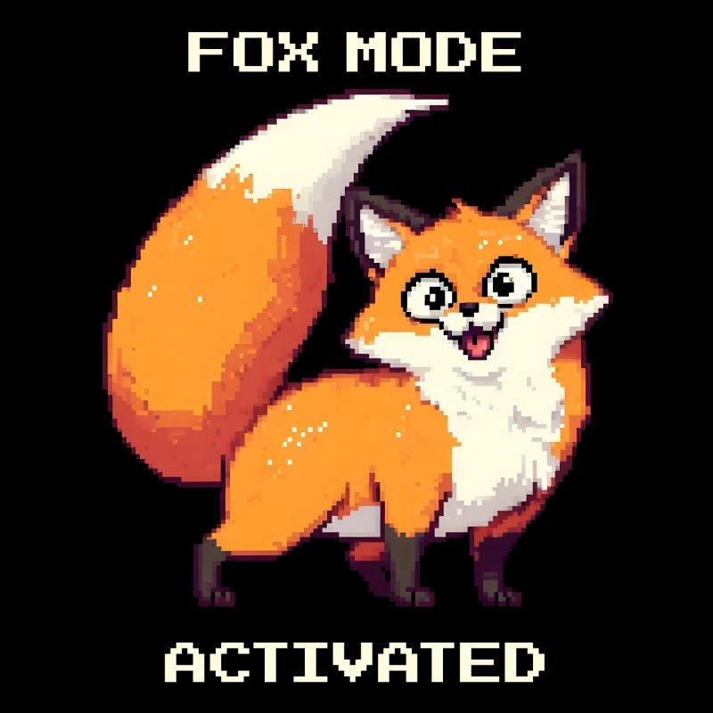 Fox Mode Enabled | derpy fox humor