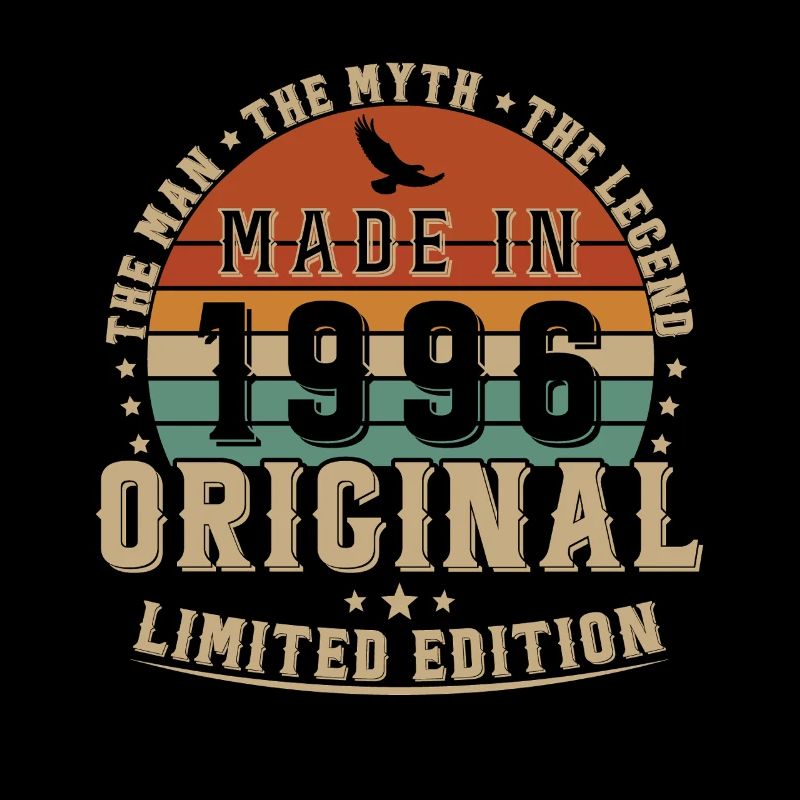 1996 Vintage Retro Geburtstagsgeschenk