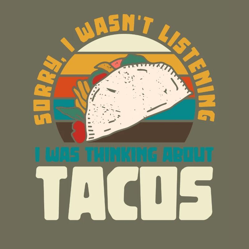 Late Taco Thought Train Design rétro