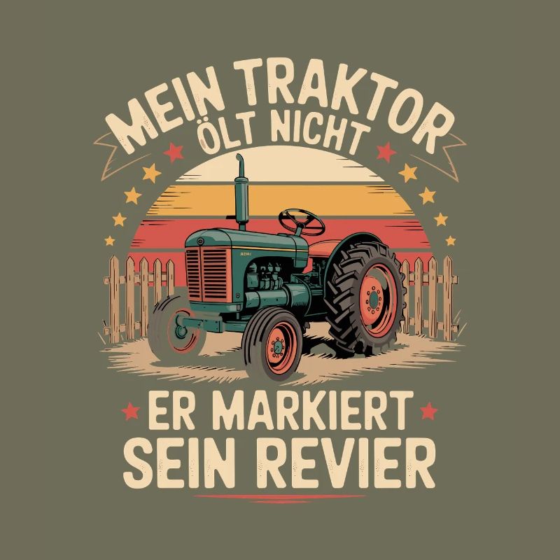 My tractor doesn't oil, it marks its territory