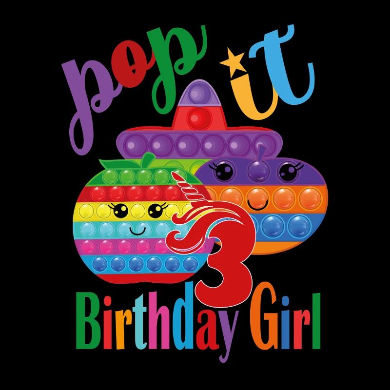 pop-it Fille d’anniversaire 3