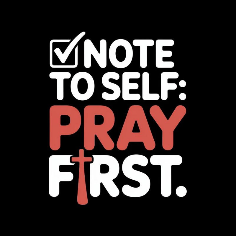 Pray First Prayer Jesus Faith