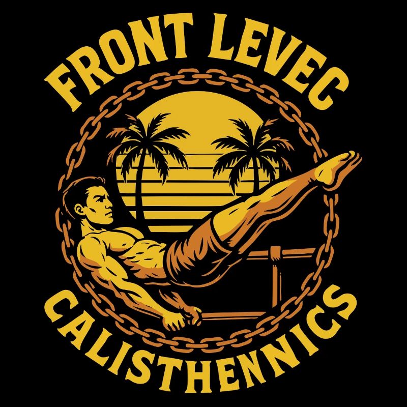 Front Levec Calisthenics Fitness Gym Workout