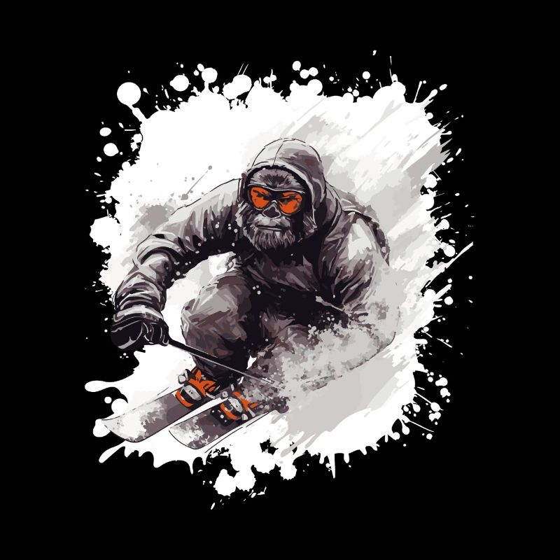 Gorilla Ski Skifahren