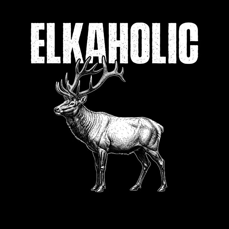 Elkaholic Elk Hunter Big Game Wildnis