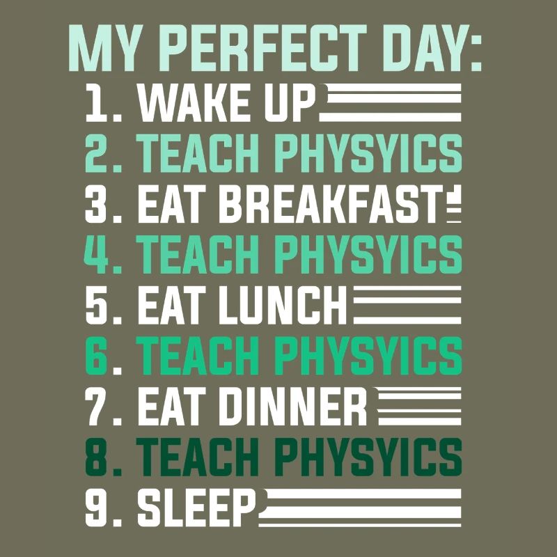 Physics Physicist Physics Student Physics Teacher