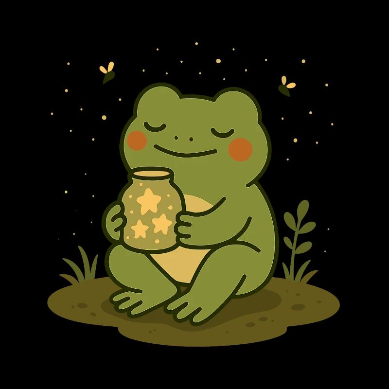 Frog with Star Glass – Magical Design