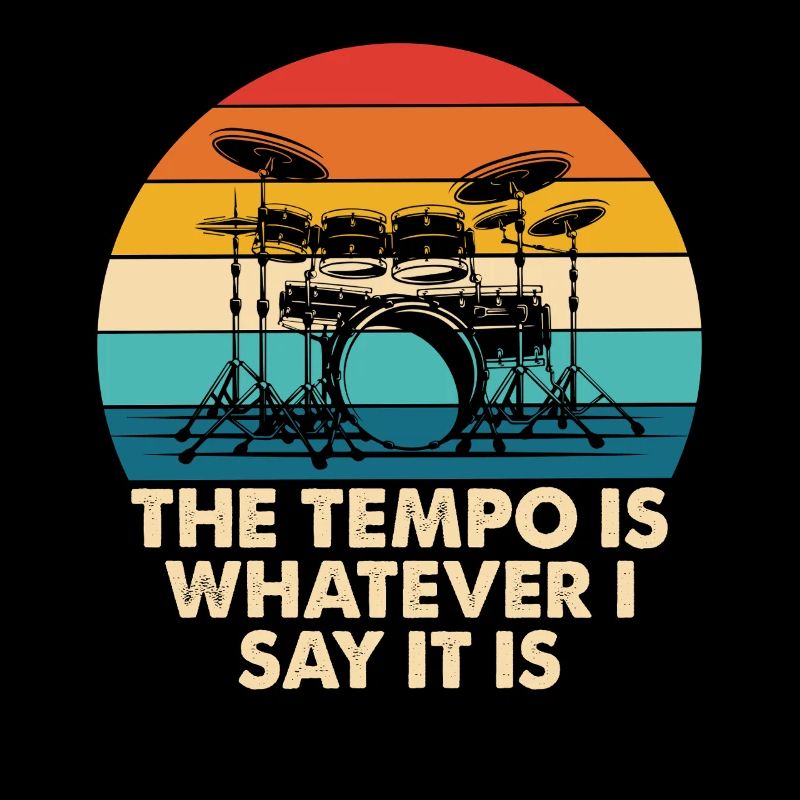 Tambour rétro Tempo Arc-en-ciel