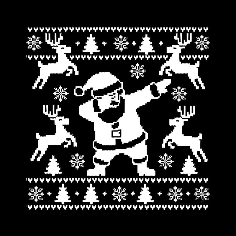 Dabbing Christmas Man XMas
