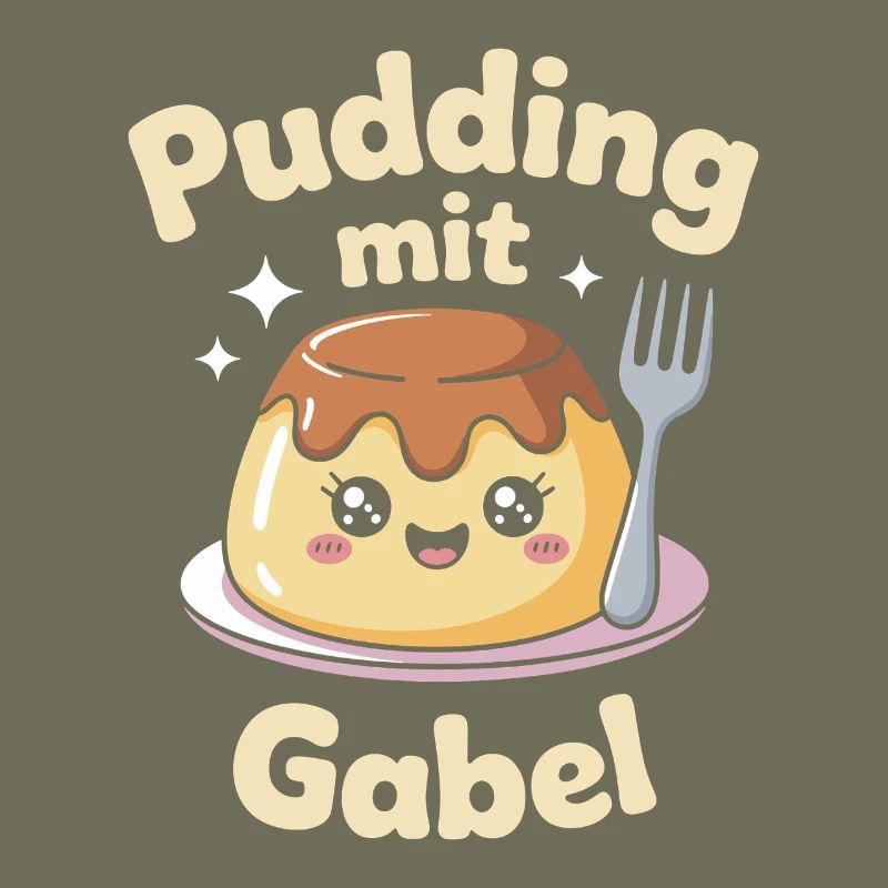 Pudding Mit Gabel
