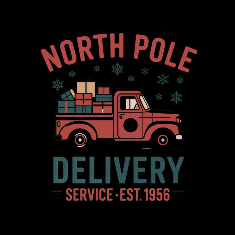 Courrier de Noël vintage