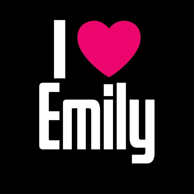 J’aime Emily Coeur Rose J’aime Emily