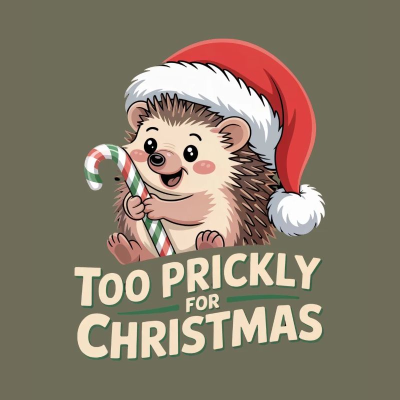 Hérisson Noël Humour