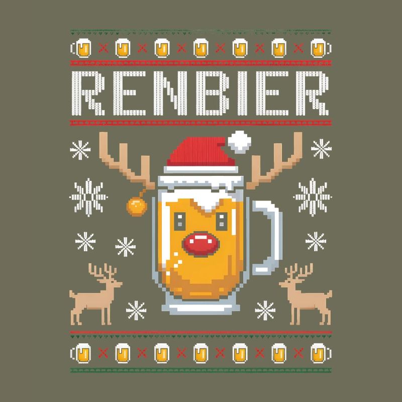 Chope à bière de Noël Renbier