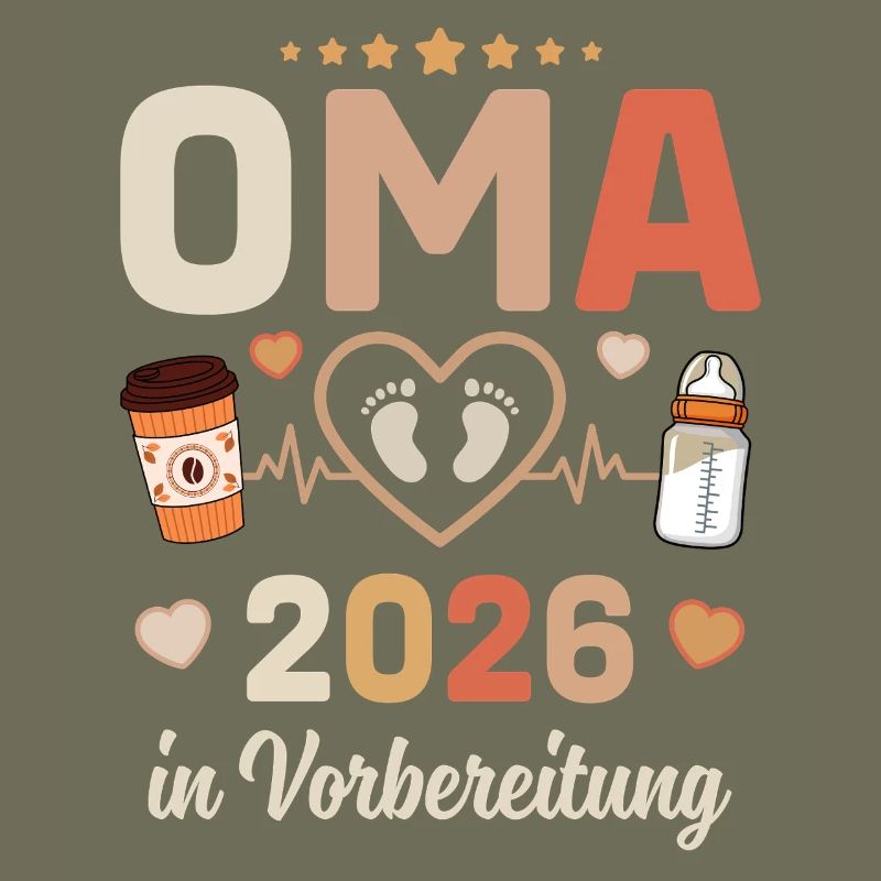 Oma 2026 In Vorbreitung Werdende Großmutter 2026