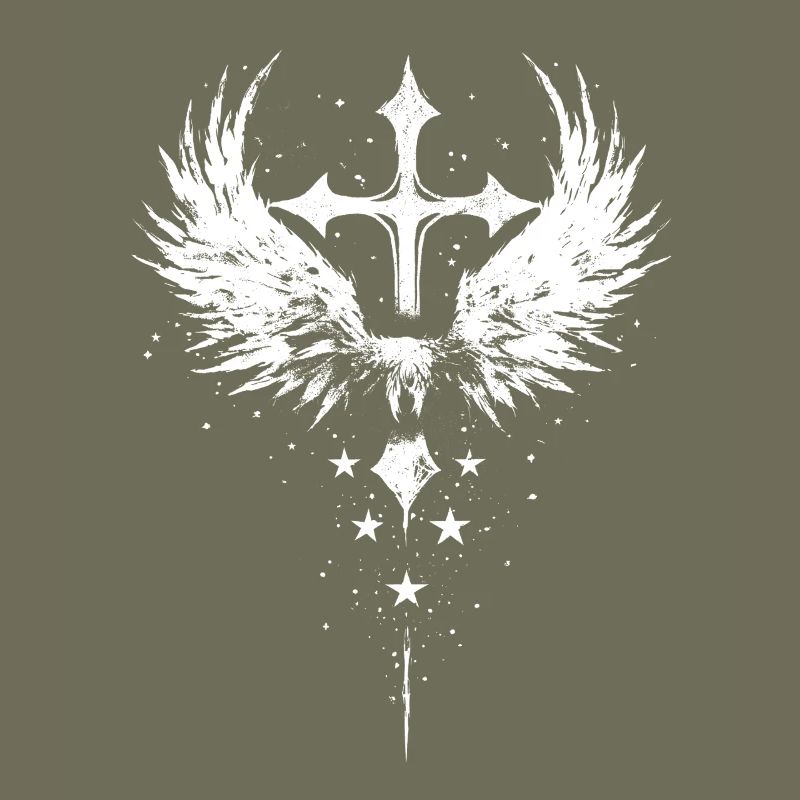Croix Gothique Ange Emo