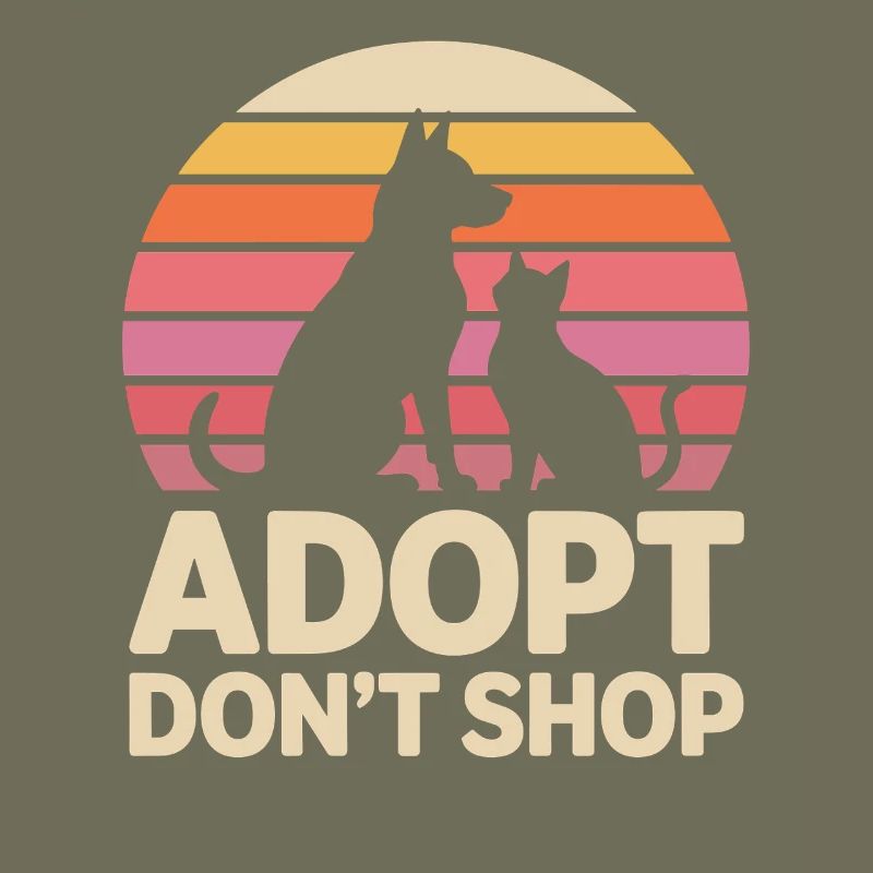 Adopt Don't Shop: Tierliebe Statement