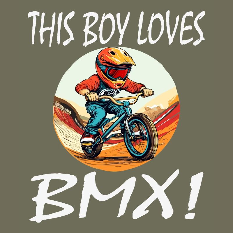 Boy loves BMX