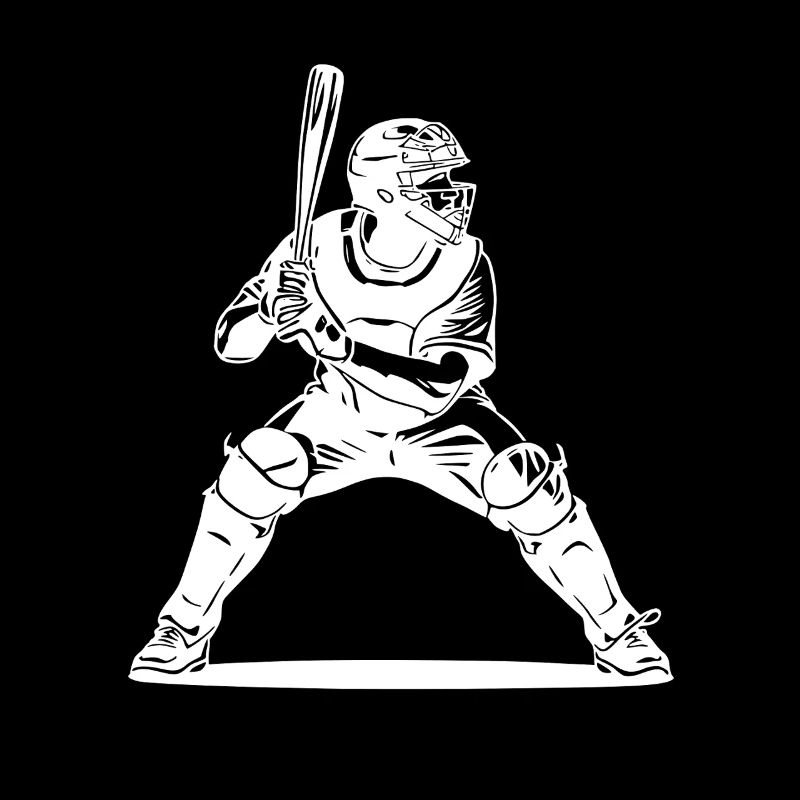 Œuvre d’art de joueur de baseball