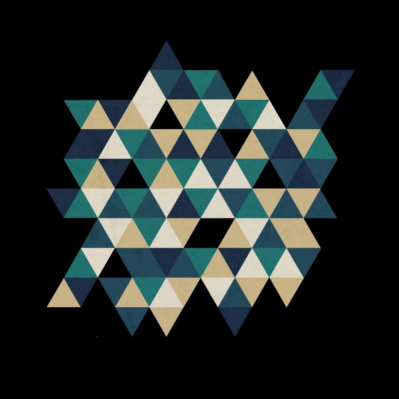 Geometrisches Triangelmuster Mosaik 