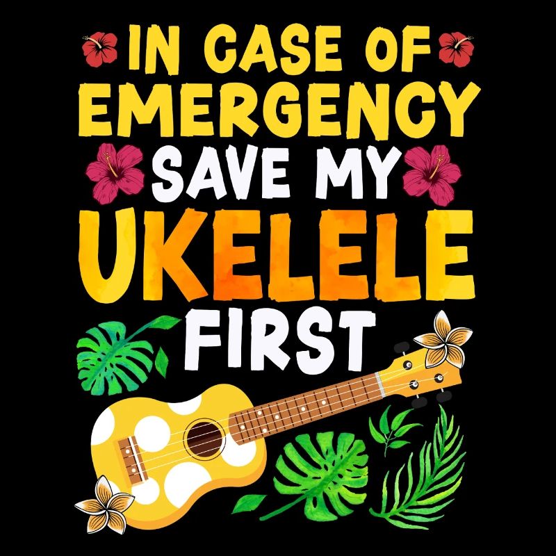 Ukulélé hawaïen en cas de