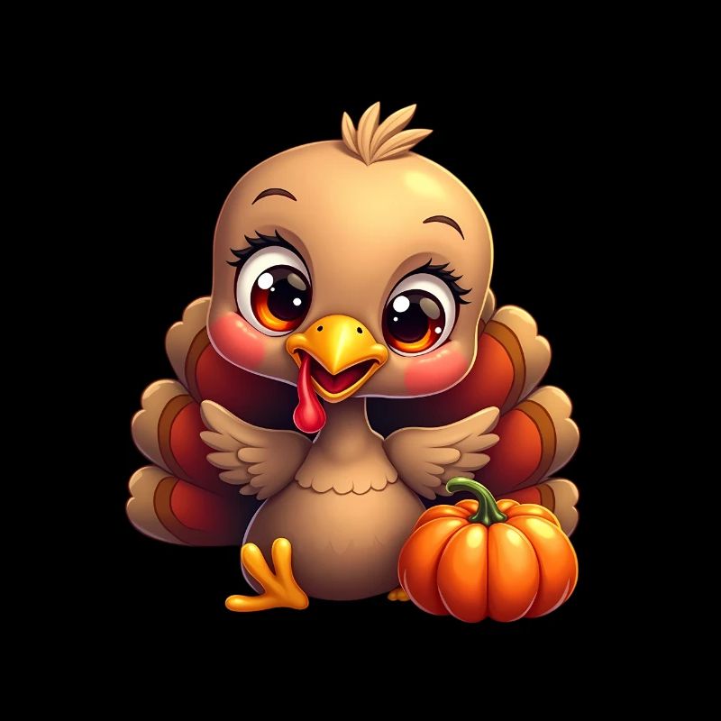 Bébé dinde de Thanksgiving